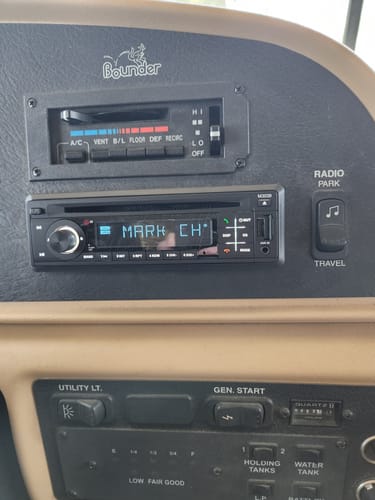 Customer photo review of Linear Series M3039 | Single DIN AM/FM & BT/DVD In-Dash Multi-Zone Receiver