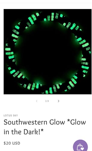 Customer photo review of Southwestern Glow *Glow in the Dark!*