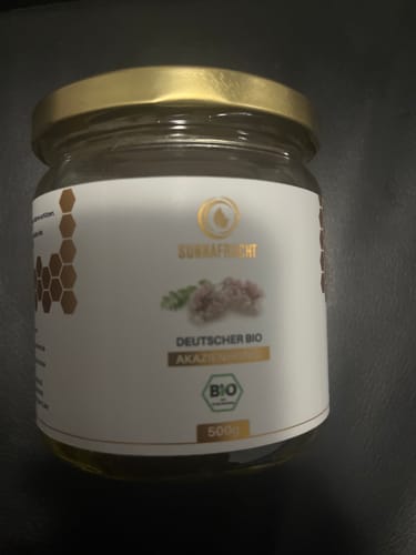 Customer photo review of Bio Blütenhonig von Sunnafrucht® | 500g | Roh & Naturbelassen | Unverarbeiteter roher Honig | Mild-Blumige Note | Aus Naturschutzgebieten Deutschlands | Perfekt für Honigwasser & Süßungsmittel | Von erfahrenen Imkermeistern produziert