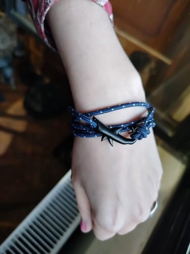 Customer photo review of Shark Tracking Bracelet