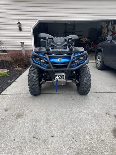 Customer photo review of Complete Aluminum Skid Plates for Can-Am Outlander 650-1000R & MAX