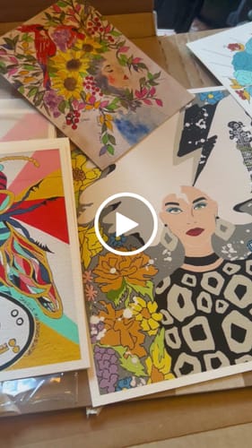 Customer video review of 5x7 Giclee Fine Art Prints