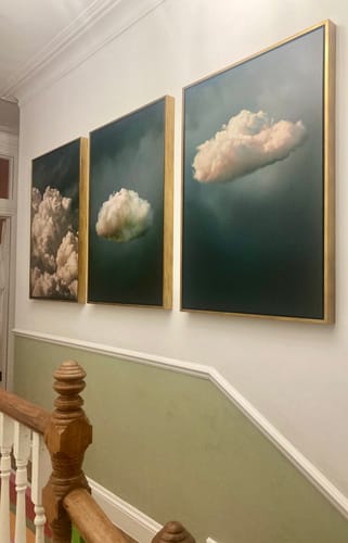 Customer photo review of Vintage Clouds Set of 3 Prints