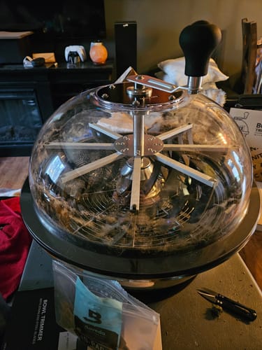 Customer photo review of AC Infinity Spin Cut Bowl Trimmer