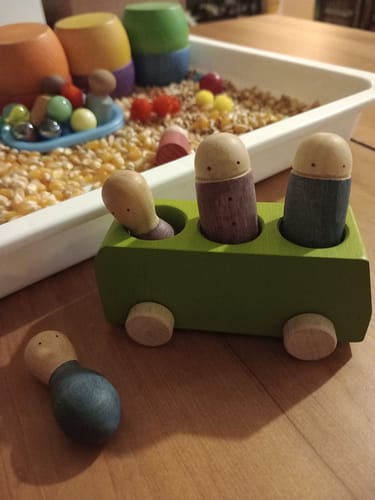 Customer photo review of grüner Bus mit 3 Figuren