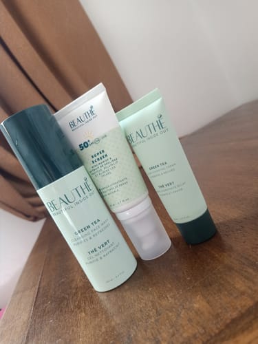 Customer photo review of PACK : Crème + Gel + SPF
