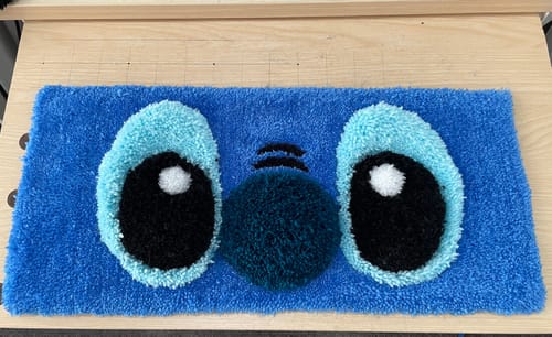 Customer photo review of The Daddy Long Legs — High Pile Shaggy Tufting Machine