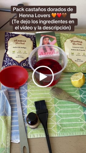 Customer video review of Henna Jamila Hair - Cobrizo Natural y Duradero 👩🏼🦰