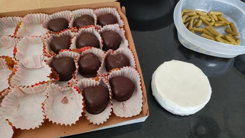 Customer photo review of Cheesecake Bites