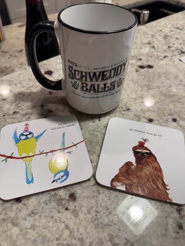 Customer photo review of Schweddy Balls 15 oz Mug
