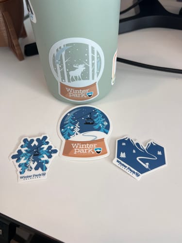 Customer photo review of Cut to Shape Stickers