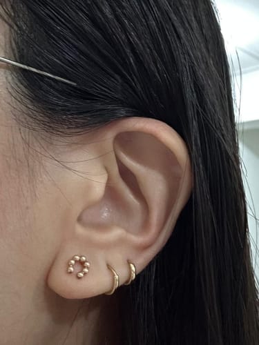 Customer photo review of Horseshoe Earring