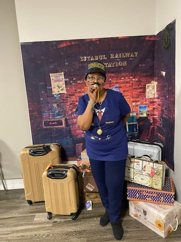 Customer photo review of Midnight on the Orient Express - An Agatha Christie themed murder mystery