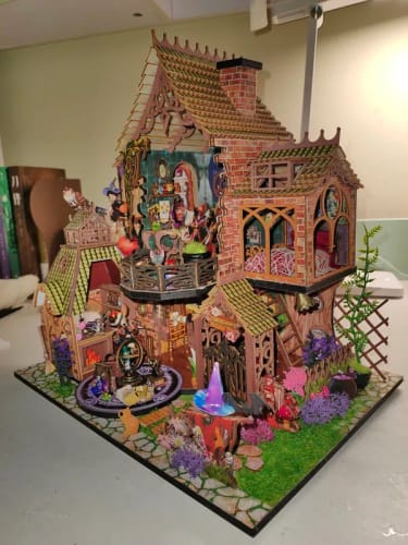 Customer photo review of Magic Spirit DIY Miniature Dollhouse Kit