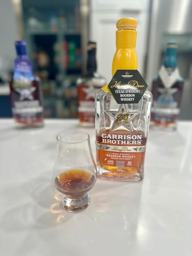 Customer photo review of Garrison Brothers HoneyDew Straight Bourbon Whiskey
