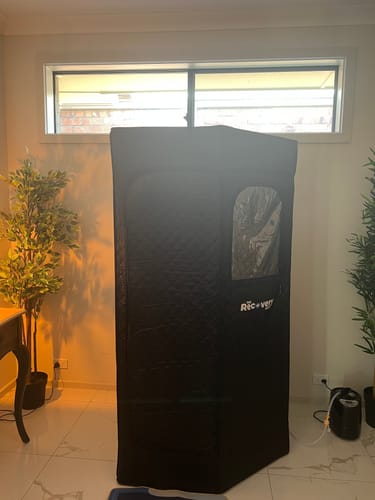Customer photo review of Portable SaunaPod