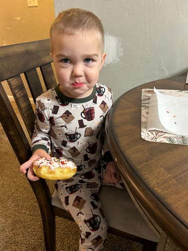 Customer photo review of S'more to Love 2 Piece Pajama Set