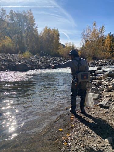 Customer photo review of Simms Tributary Stockingfoot Wader