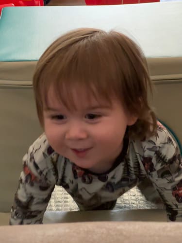 Customer photo review of Mountains To Climb 2 Piece Pajama Set