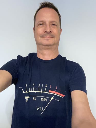 Customer photo review of Vu Meter T-Shirt