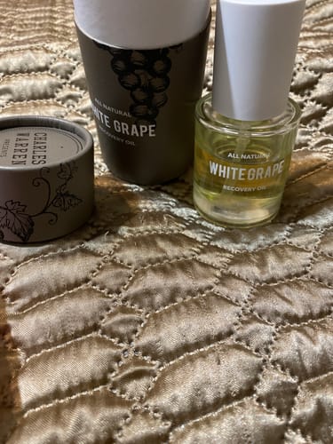 Customer photo review of White Grape Recovery Oil