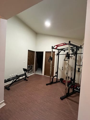 Customer photo review of Jaula Smith Gimnasio Multifuncional Power Rack Poleas