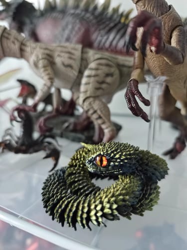 Customer photo review of 3D Printed Snake Sensory Fidget Toy