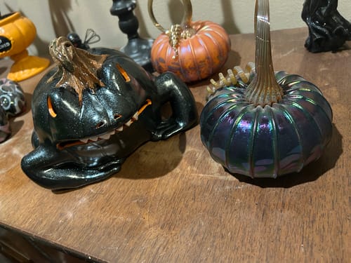 Customer photo review of Emberley the Pumpkin Frog