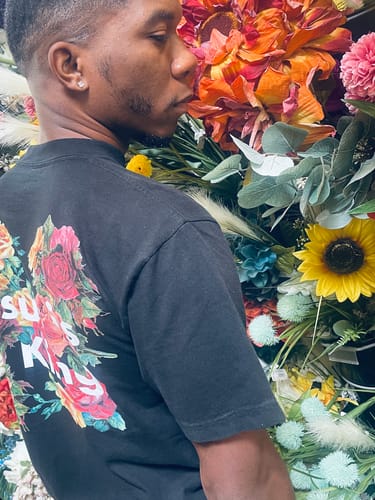 Customer photo review of Jesus Is King Tee