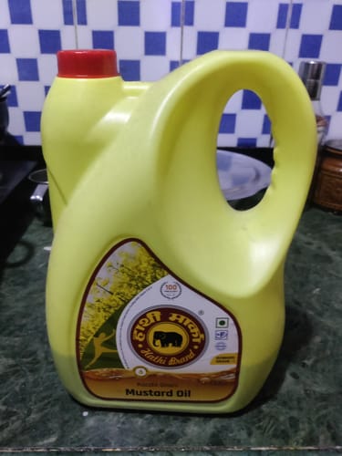 Customer photo review of Elephant Brand Hathi Marka Kacchi Ghani Mustard Oil