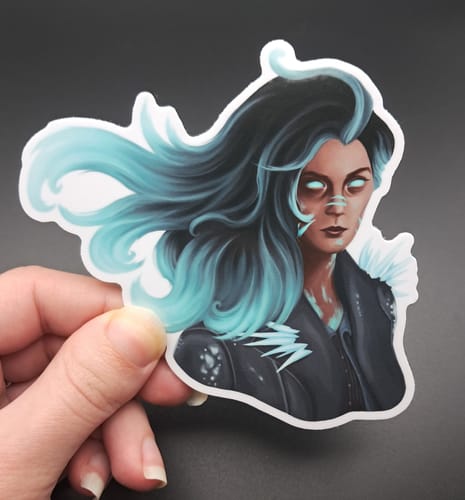 Customer photo review of Custom Sample Sticker