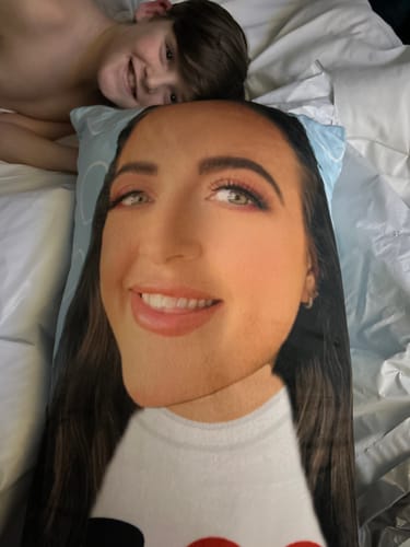 Customer photo review of I Love My Husband Cuddle Buddy