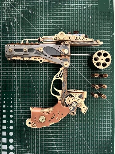 Customer photo review of Revolver 3D Wooden Puzzle Kits