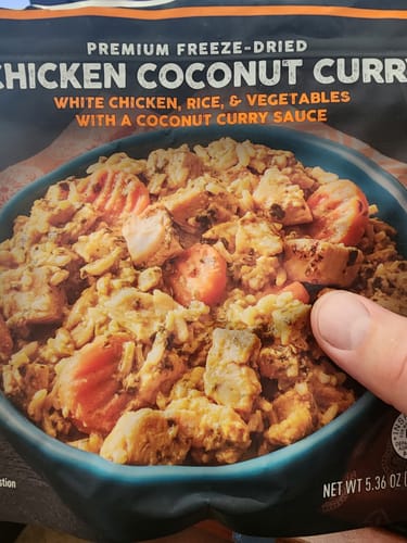 Customer photo review of Chicken Coconut Curry