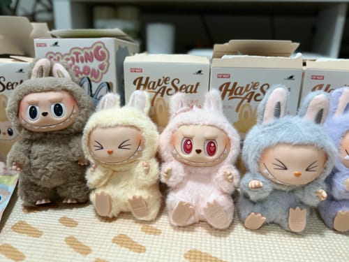 Customer photo review of POP MART The Monsters Have a Seat Series Plush Pendant Blind Box