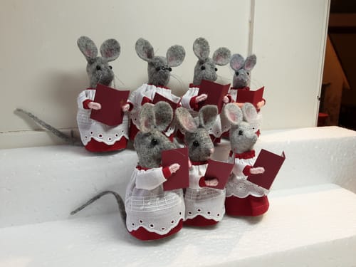 Customer photo review of 100% Wool Craft Felt - 1/2 Yard Precuts