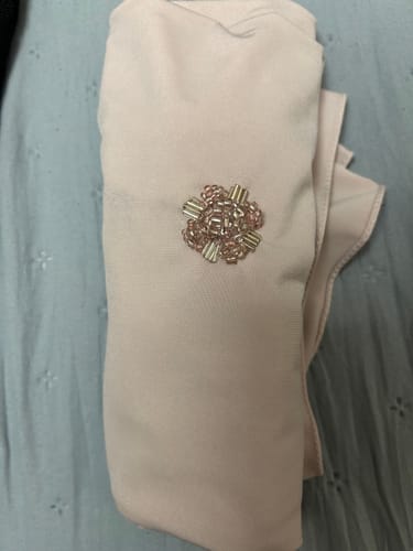 Customer photo review of Hijab jersey Diamond Crème