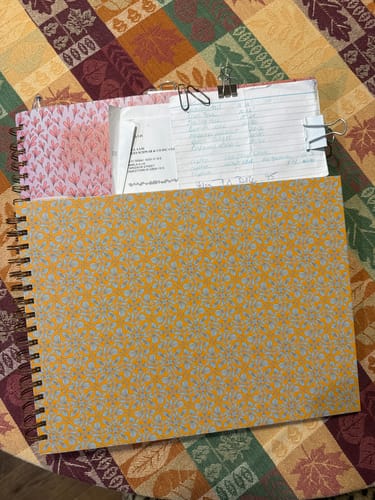 Customer photo review of 2025 Horizontal Weekly Planner, Sunny Days