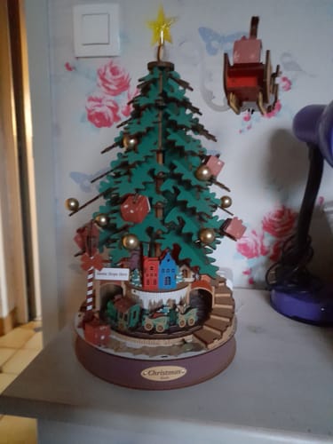 Customer photo review of Christmas Melody Tree Music Dreamer 3D Wooden Puzzle