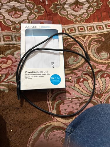 Customer photo review of Anker PowerLine Micro 3ft - BLACK