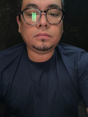 Customer photo review of Playera de Bambú Cuello Redondo Hombre