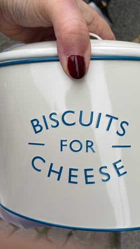 Customer photo review of Cheese Biscuit Tin