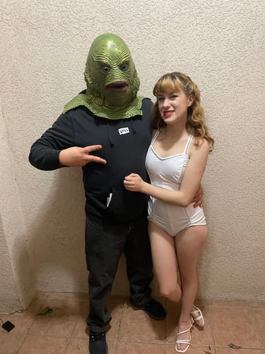 Customer photo review of PRE-ORDER - Universal Monsters: CREATURE FROM THE BLACK LAGOON™ Swimsuit in White