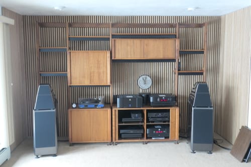 Customer photo review of Acoustic Slat Wall Panel | Natural Oak | Premium 3-sided Wood Veneer