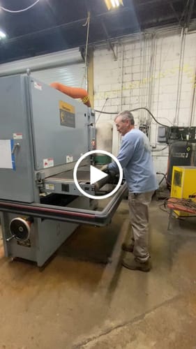Customer video review of 43" x 75" Metalworking Sanding Belts, 2 PACK