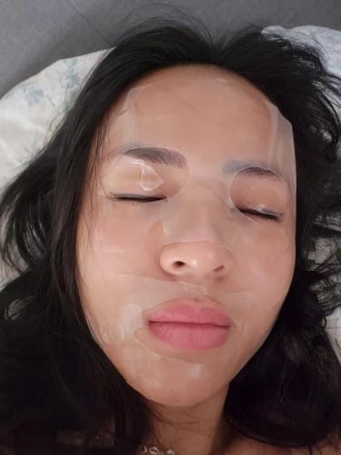 Customer photo review of The Original Korean Bio-Collagen Mask