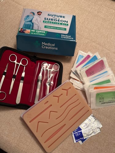 Customer photo review of Suture Practice Kit