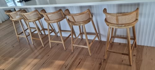 Customer photo review of Groovy Chair Leg Protectors - 40x Pack | Stretchy Edition