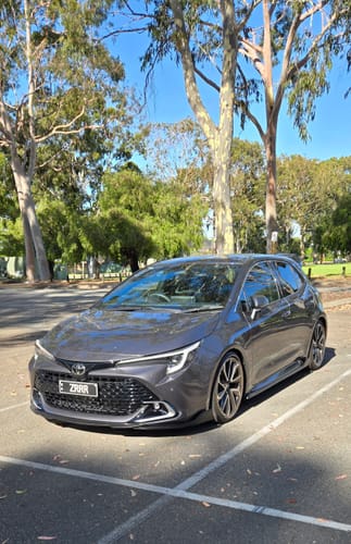 Customer photo review of Tom's Style Front Lip for Toyota Corolla Hatch 2023+