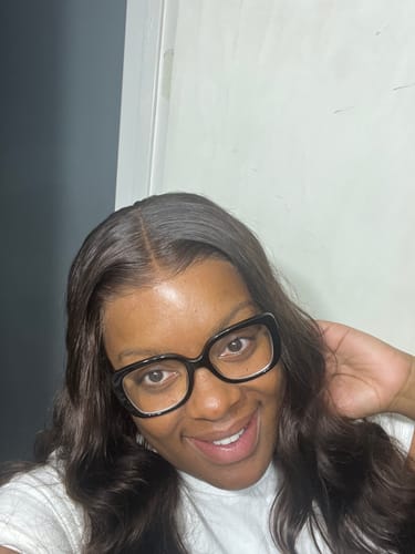 Customer photo review of Wavymy M-Cap 9x6 Lace Chestnut Brown Body Wave Wear Go Glueless Wig 180% Density